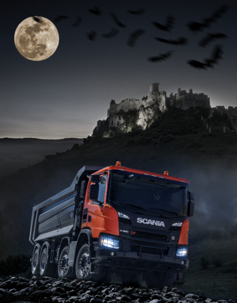 🎃Trick or treat—share your Scania fleet!🎃
 
We'd love to see your vehicles decked out in spooky style this Halloween. Why not share your decorated fleet with us by posting with the hashtag #SFSHalloweenOnWheels and join us in celebrating on the road!
