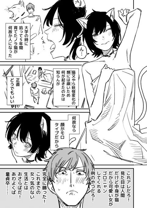 飼い猫が女の子になるパターンの話