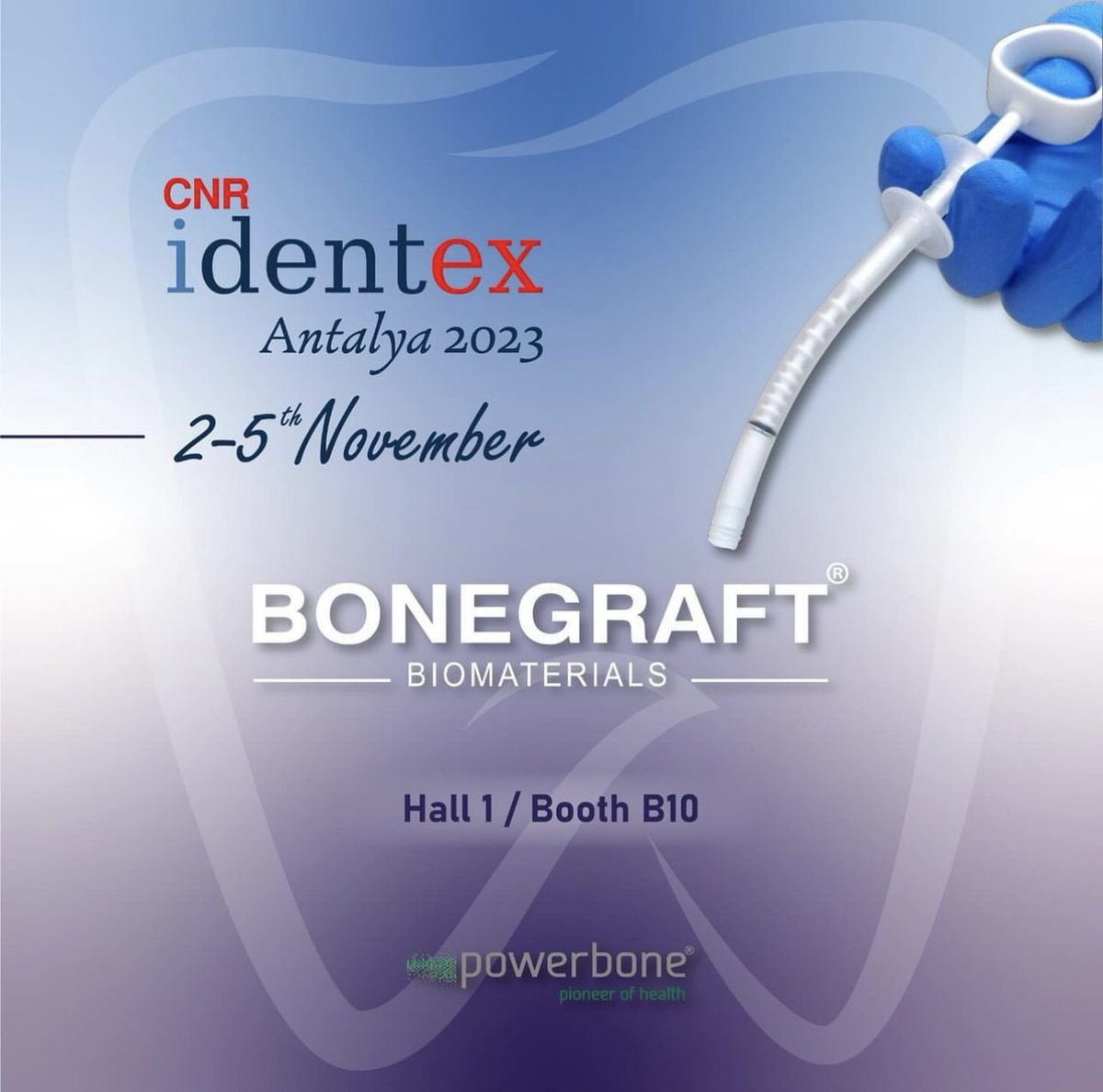 2-5 November Identex 2023 #Antalya <a href="/cnridentex/">CNR İDENTEX</a> <a href="/BonegraftBiomat/">Bonegraft</a>