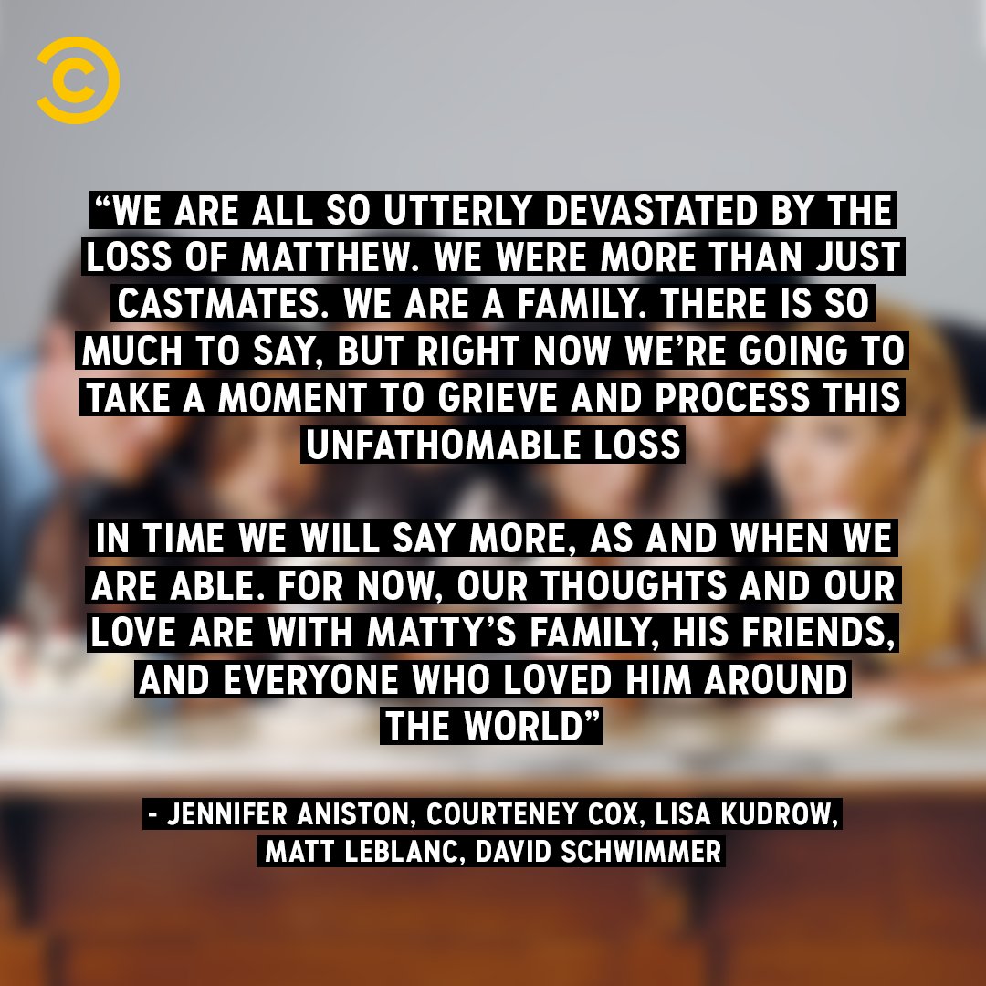 The Friends cast speak out after the tragic loss of Matthew Perry 💔