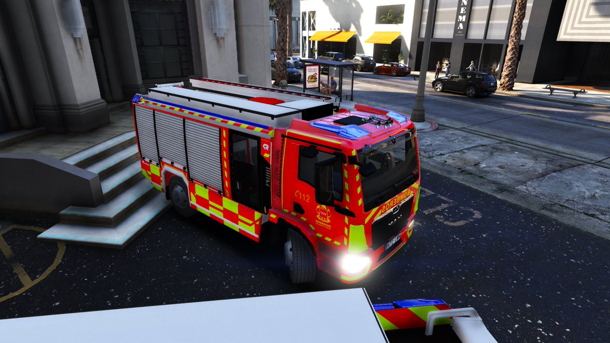 🚒 Man Rosembauer de los Bomberos de la Comunidad de #Madrid en #GTAV. Gracias a <a href="/GaliciaSpotter/">112GaliciaSpotter</a> por la rotulación y las fotos