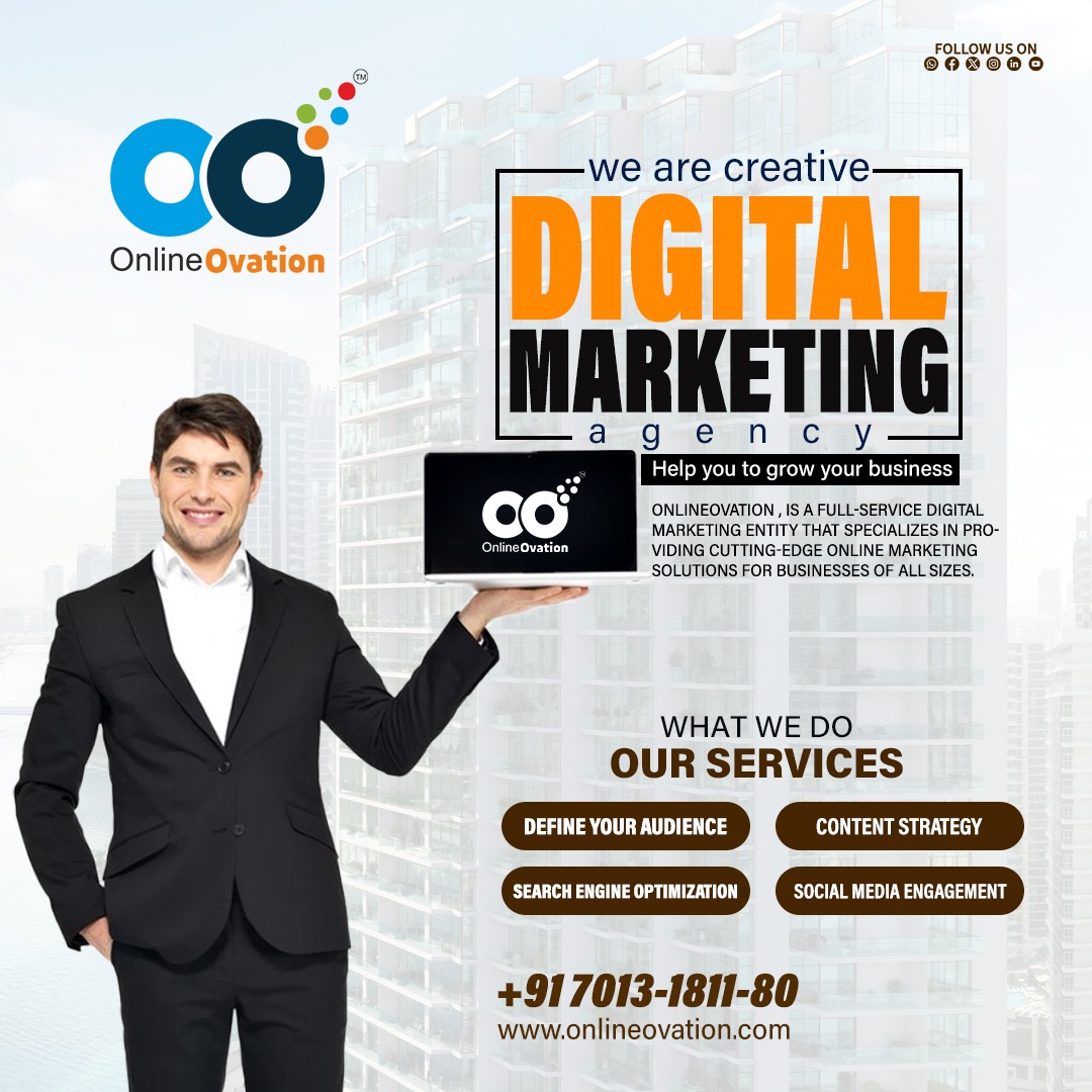 Online_ovation's tweet photo. Onlineovation, the digital marketing expert, pioneers cutting-edge solutions tailored for businesses of all sizes. From SEO mastery to engaging social media campaigns, we sculpt your online success story.
#Onlineovation #DigitalSuccess #InnovateOnline #ThriveDigitally #Cutting https://t.co/IK1vEdLTg5