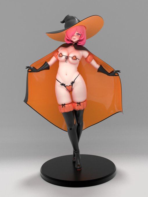 フィギア風にして遊んでたらいつの間にかこんな感じに……
はっぴーはろうぃん👙🎃 