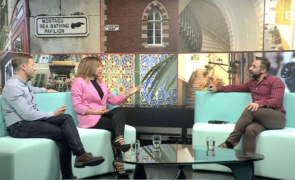 I made my debut as a contributor on @KevGibraltar's City Pulse couch yesterday! It was a blast - thanks to @OMEDeniseM and Kev (obvs) for making me feel comfortable and welcome - you are both pros! #LlanitoLife #Gibraltar #Nervousmuch #TV  @GBCTVGibraltar