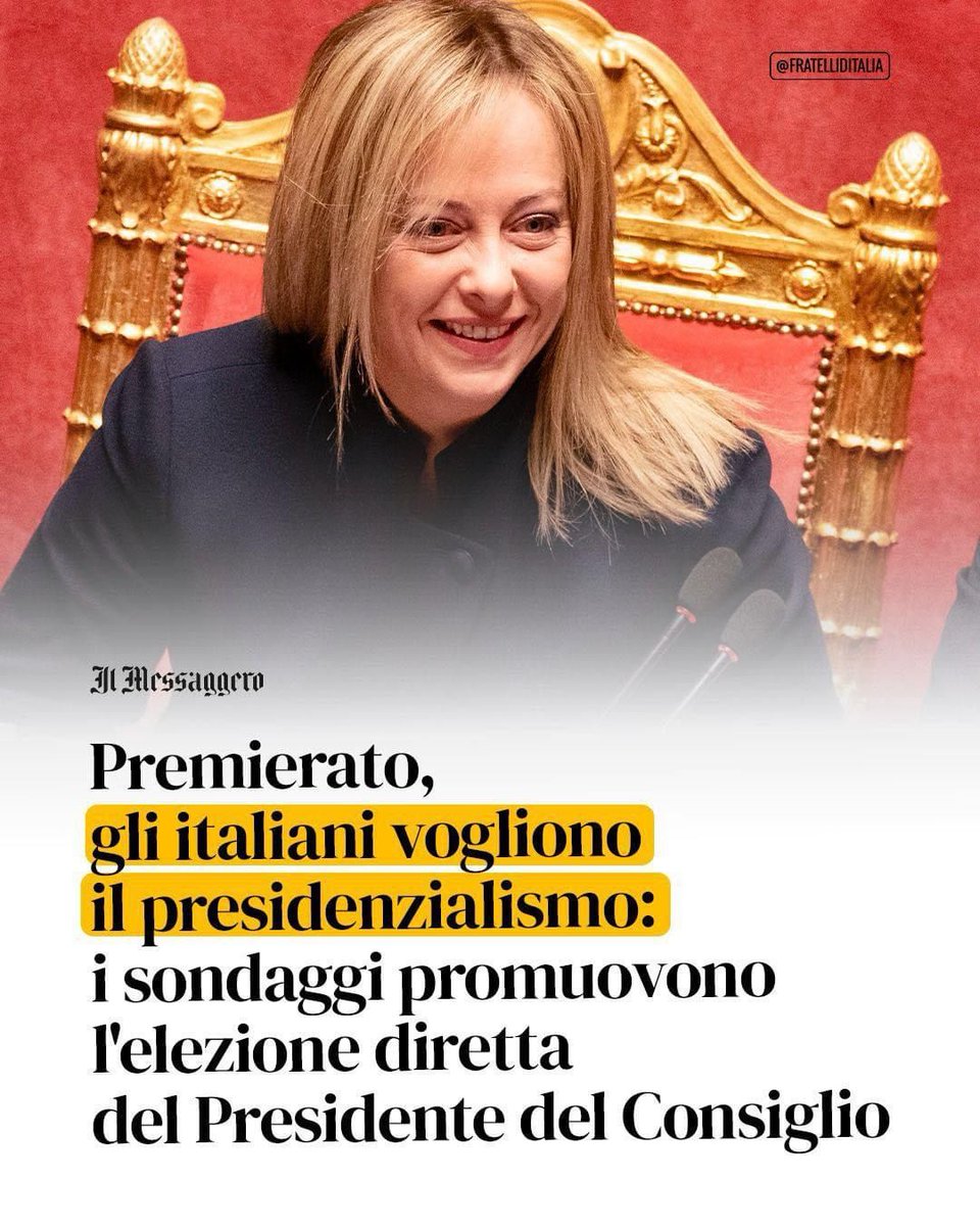 FrancescoLollo1's tweet photo. È tempo di riforme: elezione diretta del Presidente del Consiglio. Gli italiani meritano governi più stabili, più duraturi e niente più ribaltoni. https://t.co/R9rcay62Fn