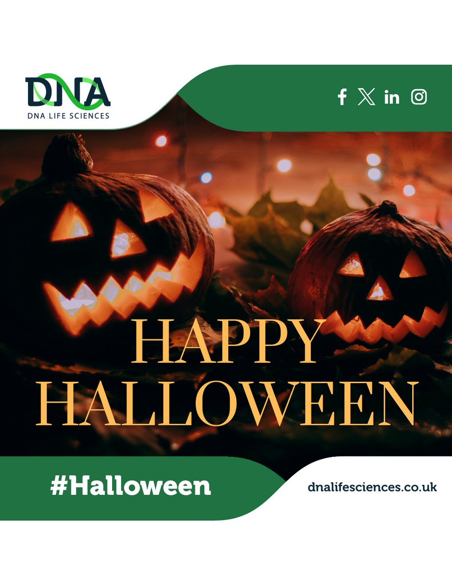 DNA Life Sciences (@dnalifesciences) on Twitter photo 🎃👻 Happy Halloween! 🕷️🦇
Wishing everyone a day filled with spooky fun and exciting surprises.
Stay safe and have a great time!💚
#Halloween #TrickorTreat #LifeSciences #Recruitment 🎃👻 Happy Halloween! 🕷️🦇
Wishing everyone a day filled with spooky fun and exciting surprises.
Stay safe and have a great time!💚
#Halloween #TrickorTreat #LifeSciences #Recruitment