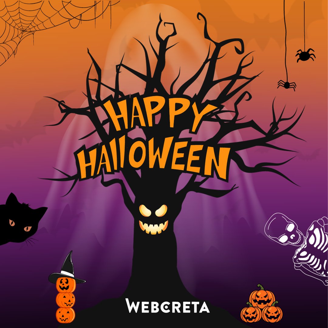 webcreta's tweet photo. 🕸️👾  On this enchanting night, may your code be bug-free, your network connections strong, and your Halloween full of spooky surprises! 🎃👻

#HappyHalloween #TechMagic #Halloween2023 #SpookySeason #CostumeParty #PumpkinCarving #GhoulsNightOut #HalloweenVibes https://t.co/phXofmkf1M