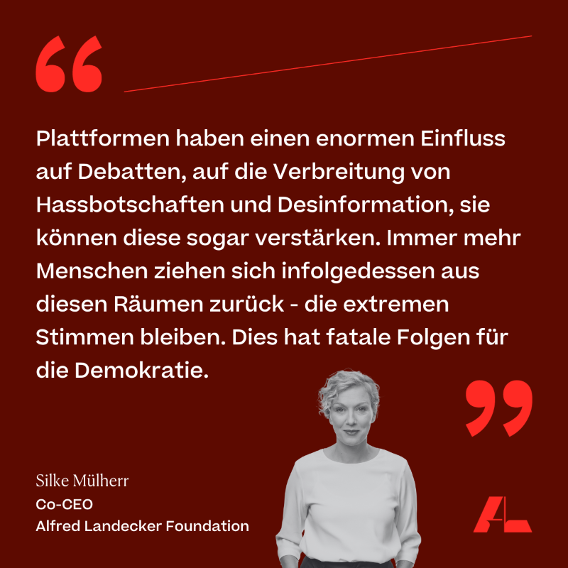 alfredlandecker's tweet photo. Durch langwierige Prozesse sollen Forschende eingeschüchtert werden, damit sie nicht mehr über Missstände & Gefahren für die #Demokratie berichten, die von Social-Media-Plattformen ausgehen. Deshalb hat unser Partner @HateAid eine Petition gestartet. #FreeTravisFreeResearch 🔗👇🏼