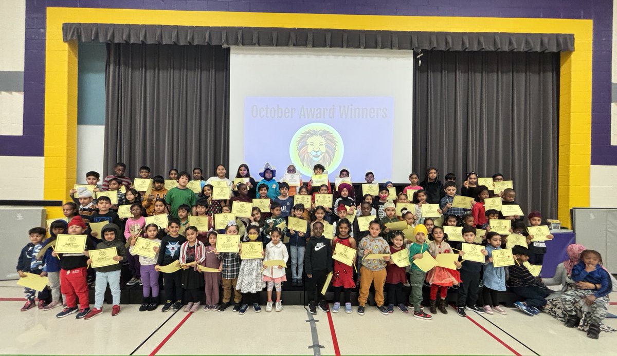 Congratulations to our October award winners - go lions! 🦁 <a href="/PeelSchools/">Peel District School Board</a> <a href="/KervinWhite/">Kervin White</a>