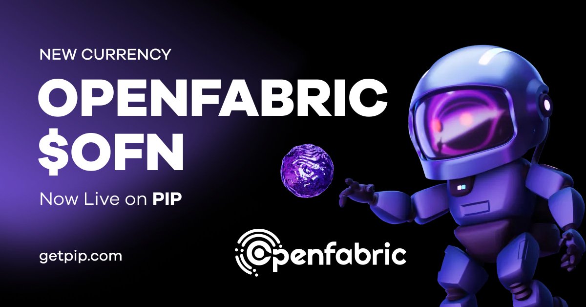 Openfabric $OFN is now available on all PIP payments products 🔥 <a href="/openfabricai/">Openfabric AI</a>

💸Send $OFN on Twitter &amp; other social media
✨Pay buttons for your website
🔗Create Payment links to easily send money
💶Create invoices to receive money and more

Stay tuned for the events 🚀
