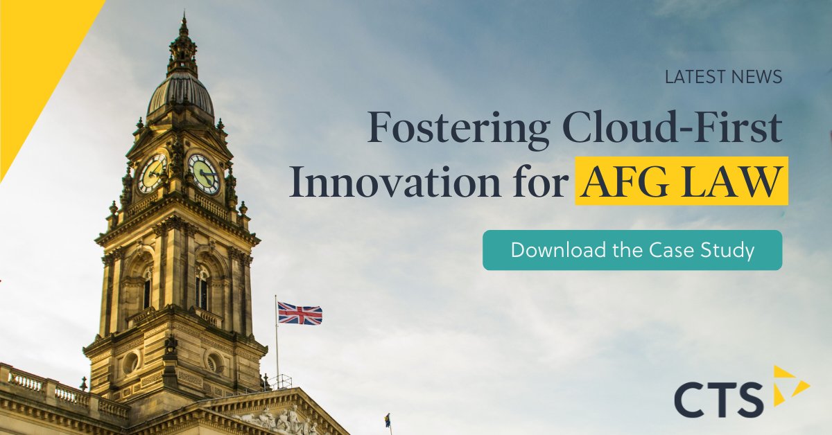 Discover how <a href="/AFGLAW/">AFG LAW</a> has fully embraced cloud tech and fostered innovation with CTS' Managed Cloud and Managed Support solutions 💡 #ClientCaseStudy #ShapedForLaw hubs.ly/Q027bk_D0