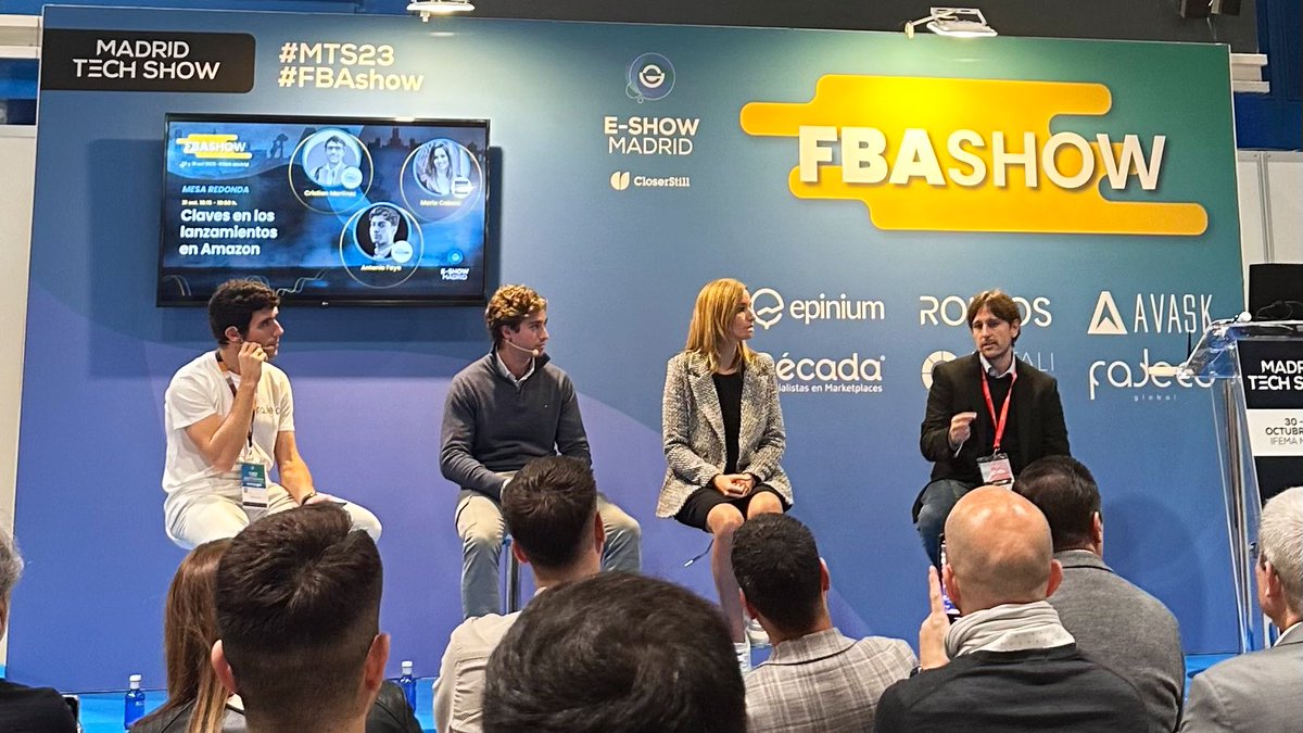 ads4food_'s tweet photo. Claves en los lanzamientos en #Amazon - #Pacerin @finocam #Etikids

 #FBAshow #MTS23 #MadridTechShow #eShow2023 https://t.co/gC7h0W5C2h