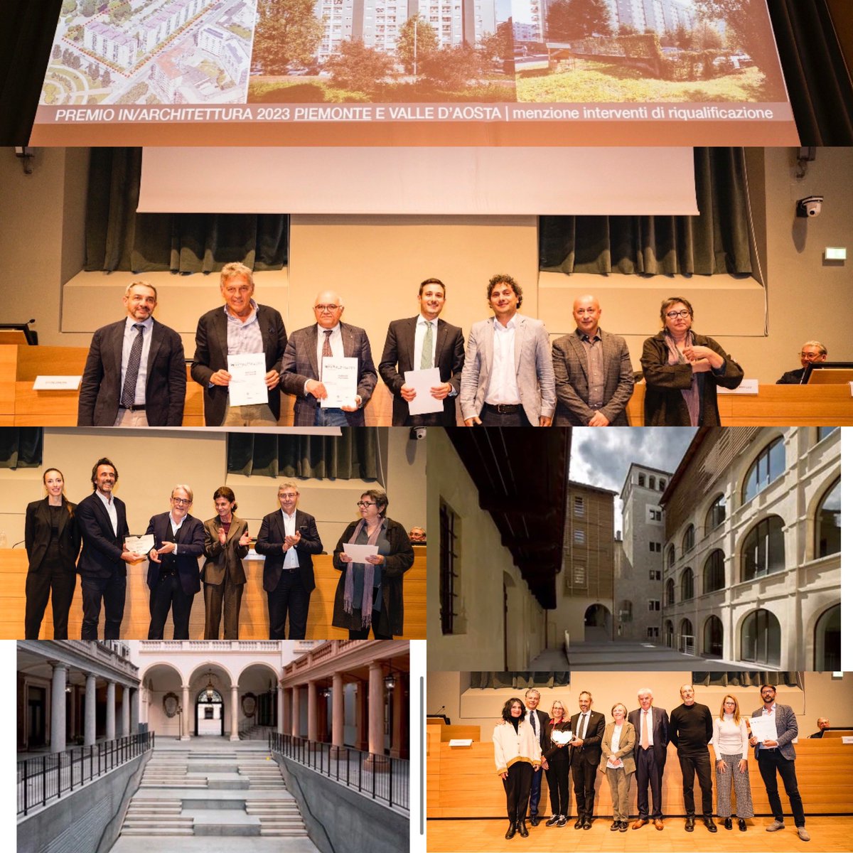 INArchPiemonte's tweet photo. 27/10/23 🟡 Premi per interventi di RIQUALIFICAZIONE del patrimonio edilizio esistente:
⁃Brands Distribution 
⁃Casa Calligaris 
⁃Cascina Otto  
⁃Ciabòt Ninin 
⁃Gallerie d’Italia  
⁃Maison Lostan   
Menzione speciale riqualificazione Bonus 110%: ATC PIETRALTA https://t.co/Elb98rNg5x