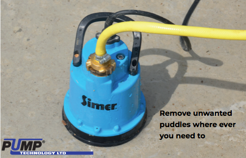 The Simer 5 Puddle Pump is an essential tool for roofers, construction site and facility management. This robust and powerful puddle pump clears water from flat roofs, cellars, sites - basically wherever there is an unwanted puddle Visit jung-pumps.co.uk/portfolio-item… #JungPumps