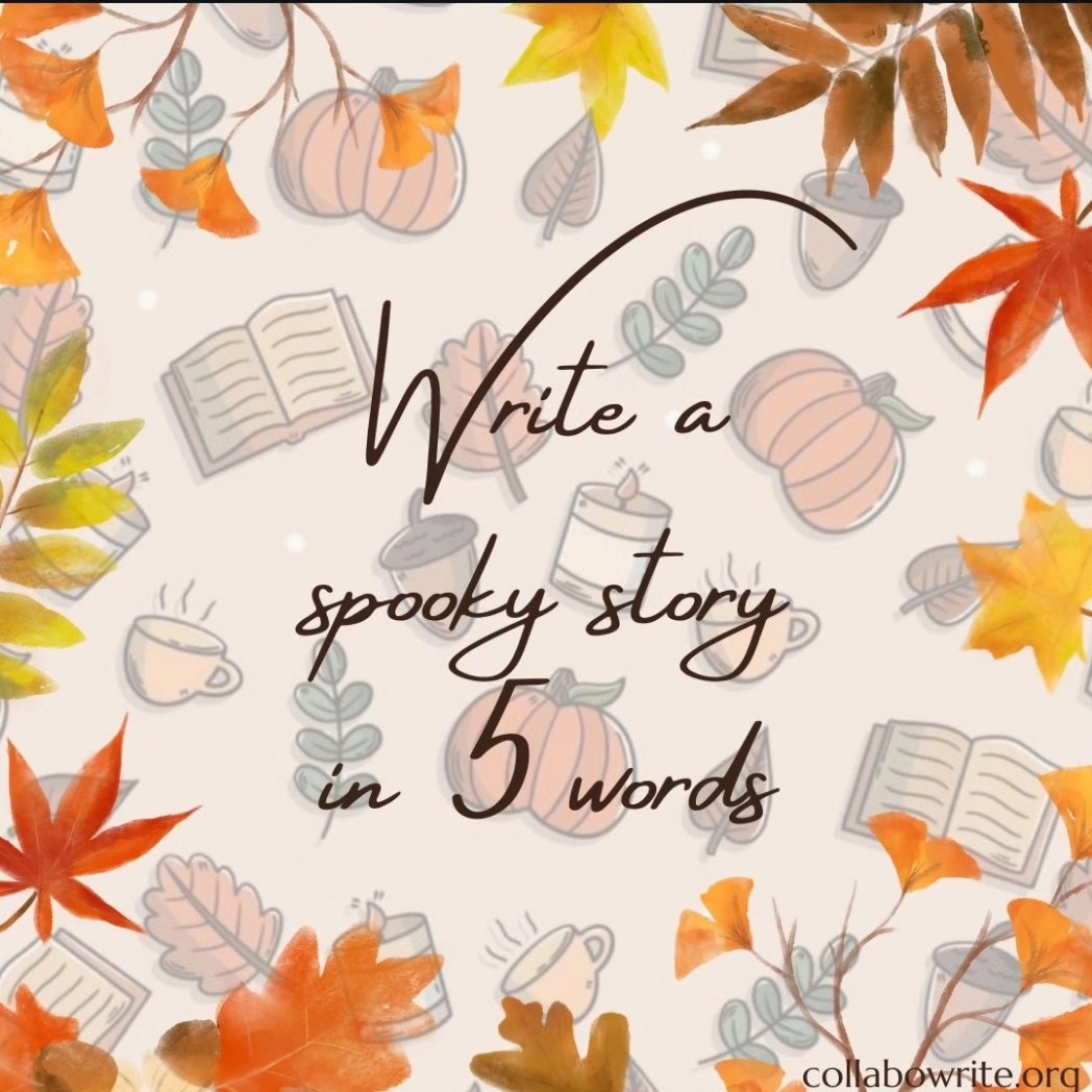 CollaboWrite_'s tweet photo. Happy Halloween 
#signup https://t.co/jXnkQvaJMr
#halloween #spookyseason #writeastory #in5words  #commentbelow #followformore #writerscommunity #writingideas https://t.co/xaqF1pYYkJ