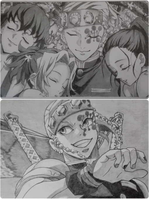 #宇髄天元誕生祭2023  天元さんまとめ💎 お誕生日おめでとうございます✨ #鉛筆画 #模写