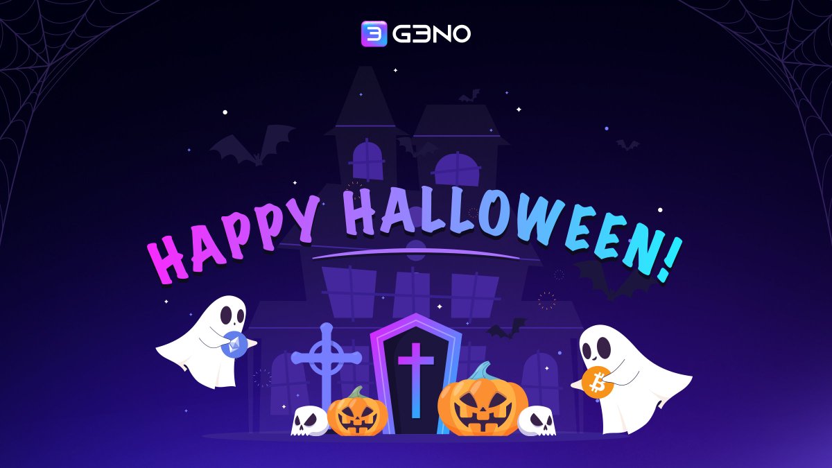 Trick or treat! 👻🎃Happy Halloween from #GENO!   

Let's brew some data magic together.   🪄

#Halloween #Innovation #cryptocurrency