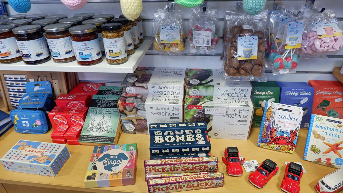 Our Exmouth RNLI Shop at the Lifeboat Station, Queens Drive, Exmouth is now open 11am to 4pm daily, Winter hours.

There's a wide range of cards,toys, clothing and a new range of gifts for all ages - so why not come on down and browse!

More here : exmouthlifeboat.org.uk/exmouth-rnli-s…