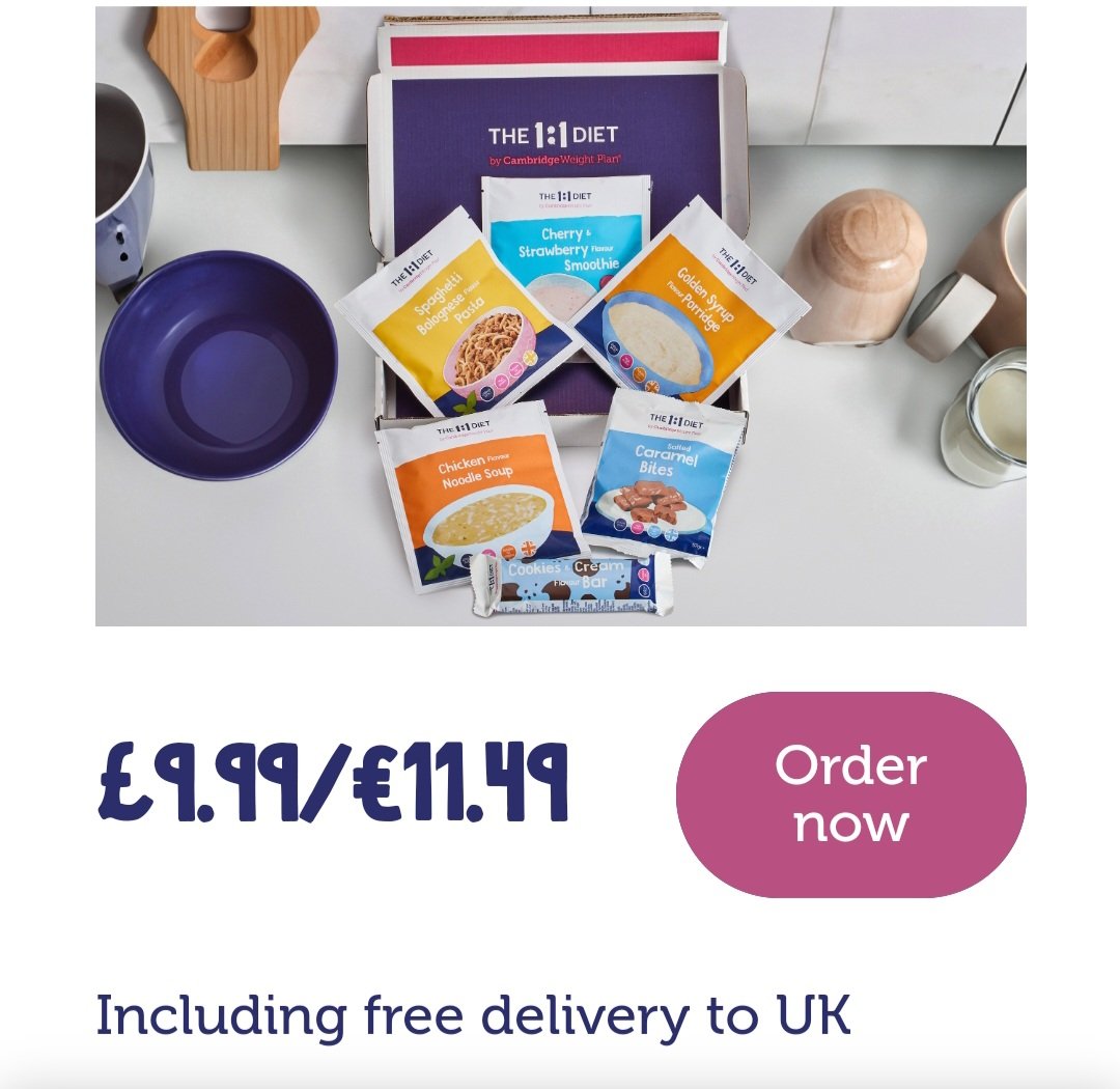 louiselovescwp's tweet photo. The 1:1 Diet Taster Pack allows you to try a range of our tasty weight-loss products. The pack is only £9.99 and requires NO SIGN-UP.. You’ll get 6 nutritionally complete products in the pack, less than £1.70 per product! #One2OneDiet #TasterPack

Order from me today https://t.co/lQJ3pEXh7Y