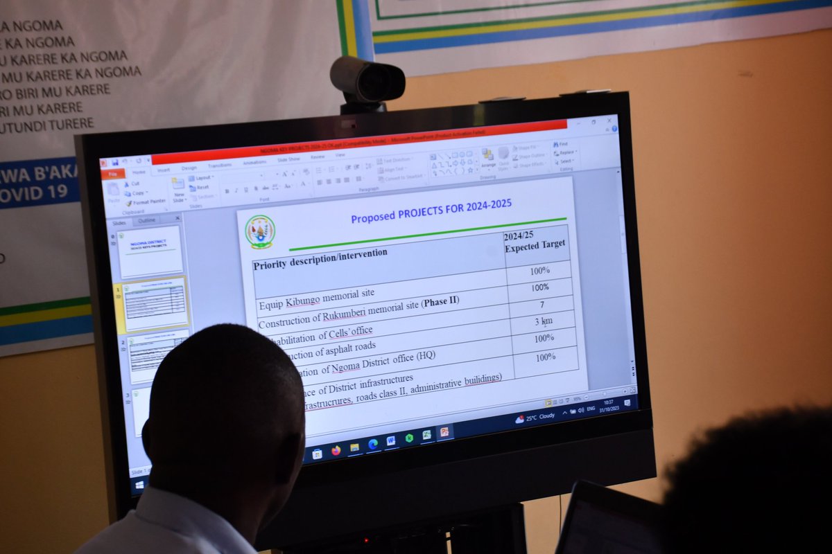 Ngoma District (@ngomadistrict) on Twitter photo Uyu mwanya, Umuyobozi w'Akarere wungirije ushinzwe iterambere ry'ubukungu <a href="/MapambanoN/">MAPAMBANO NYIRIDANDI</a> ayoboye inama y'abagize komite ishinzwe imicungire y'imishinga y'iterambere ry'Akarere igamije gusesengura no kwiga ku mishinga y'iterambere iteganyijwe gukorwa mu mwaka 2024/2025 Uyu mwanya, Umuyobozi w'Akarere wungirije ushinzwe iterambere ry'ubukungu <a href="/MapambanoN/">MAPAMBANO NYIRIDANDI</a> ayoboye inama y'abagize komite ishinzwe imicungire y'imishinga y'iterambere ry'Akarere igamije gusesengura no kwiga ku mishinga y'iterambere iteganyijwe gukorwa mu mwaka 2024/2025
