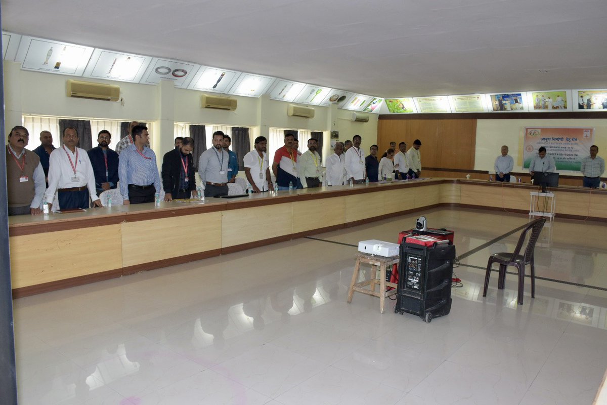 OrdnancePro's tweet photo. Pledge taking program on the occasion of Vigilance Awareness Week 2023 #OFDR https://t.co/FrNd0X4cip