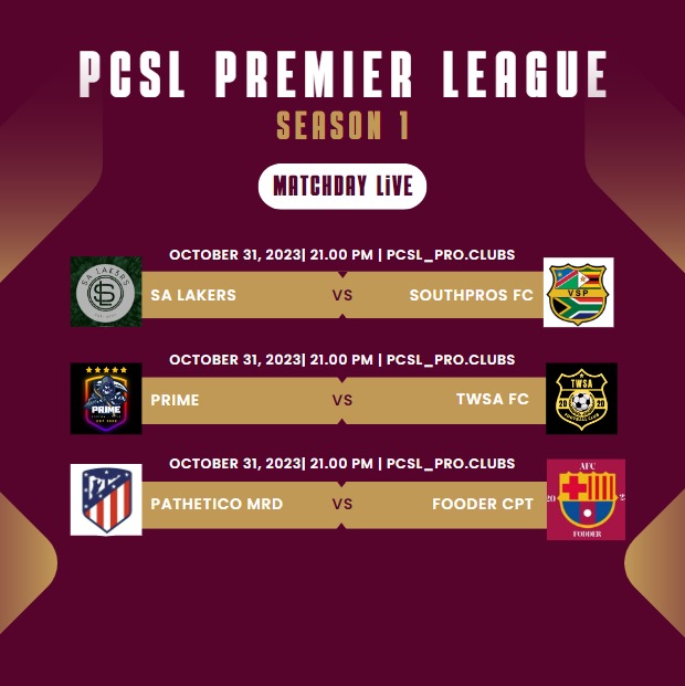PCSL_ProClubs's tweet photo. The PCSL Premier league kicks off at 9pm (CAT)

Stay tuned for streams on our whatsapp community 🥶

Like and follow ❤️ https://t.co/5J5u5hG34z