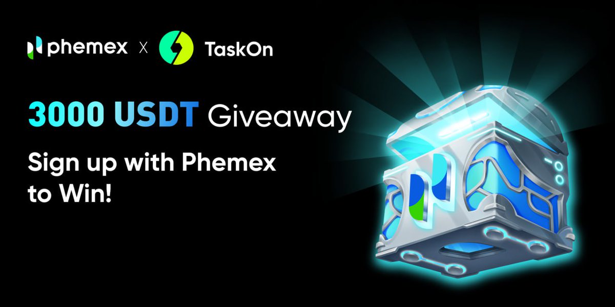Phemex (@phemex_official) on Twitter photo Another Exciting Giveaway coming your way! 🥳
This time in collaboration with <a href="/taskonxyz/">TaskOn | Ultimate Web3 Community Growth Platform</a> 🤩
300 lucky winners will be able to share from 3,000 USDT prize pool 🤑💰
Join, complete tasks, and grab some extra #USDT! Another Exciting Giveaway coming your way! 🥳
This time in collaboration with <a href="/taskonxyz/">TaskOn | Ultimate Web3 Community Growth Platform</a> 🤩
300 lucky winners will be able to share from 3,000 USDT prize pool 🤑💰
Join, complete tasks, and grab some extra #USDT!