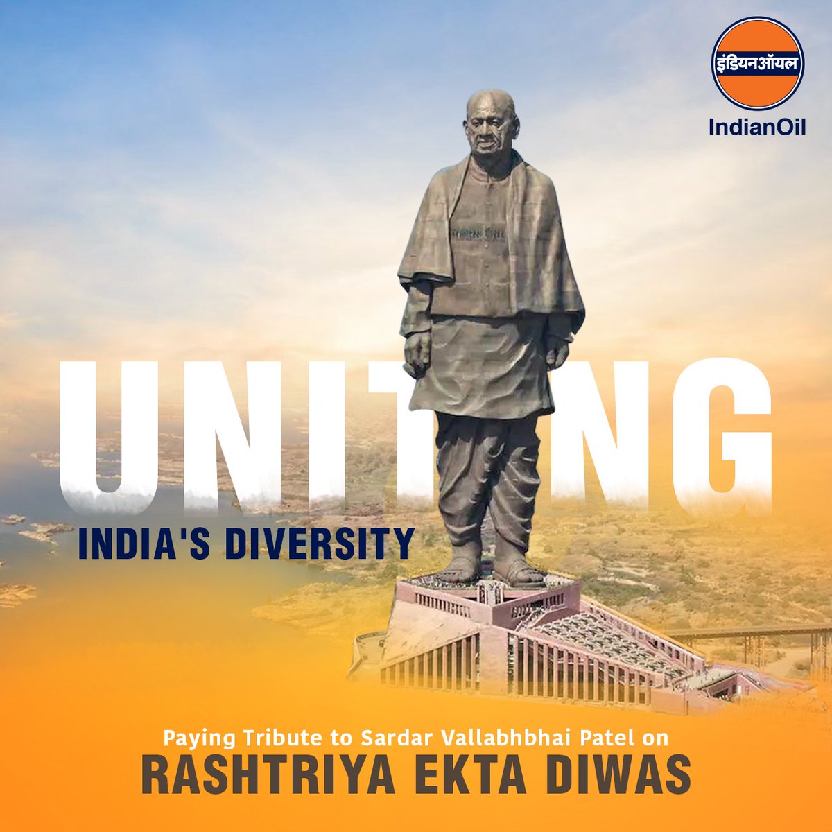 The very essence of India lies in its vast and diverse multitude of people standing tall as one nation. National Unity Day serves as a poignant reminder that how strong and robust our nation is in preserving its unity and diversity over seven decades! #IndianOil will continue…