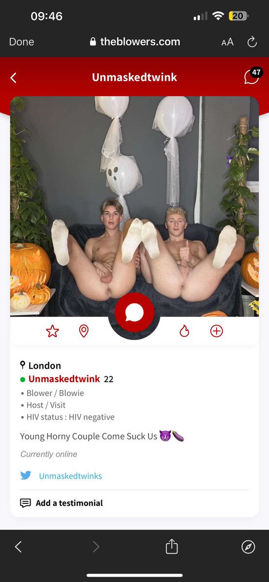 Come Find Us We Need Our Dicks Sucked 🤤 Thanks To @TheBlowers It’s Never Been Easier To Meet Other Horny Men 😍🍆 Click The Link ➡️theblowers.com/@Unmaskedtwinks This Link Is For More Hot Content Across All Our Platforms 😏😈tr.ee/746sYd45eC 👀