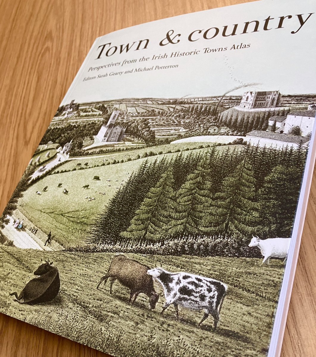 Look what’s just arrived in the post. The latest publication from royal Irish academy featuring a view of Armagh from our collection on the cover.