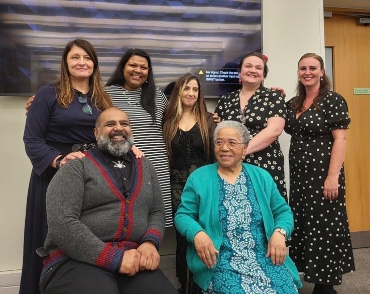 What a wonderful way to celebrate the @EAnionwu fellowship brought to life by the truly fabulous @CalvinMoorley Truly privileged to be in the presence of @rowntree_maria @Ceylanx7 @MadhoorRamdeen & Gina 💕Thank you all for helping me to be better👏🏻👏🏻