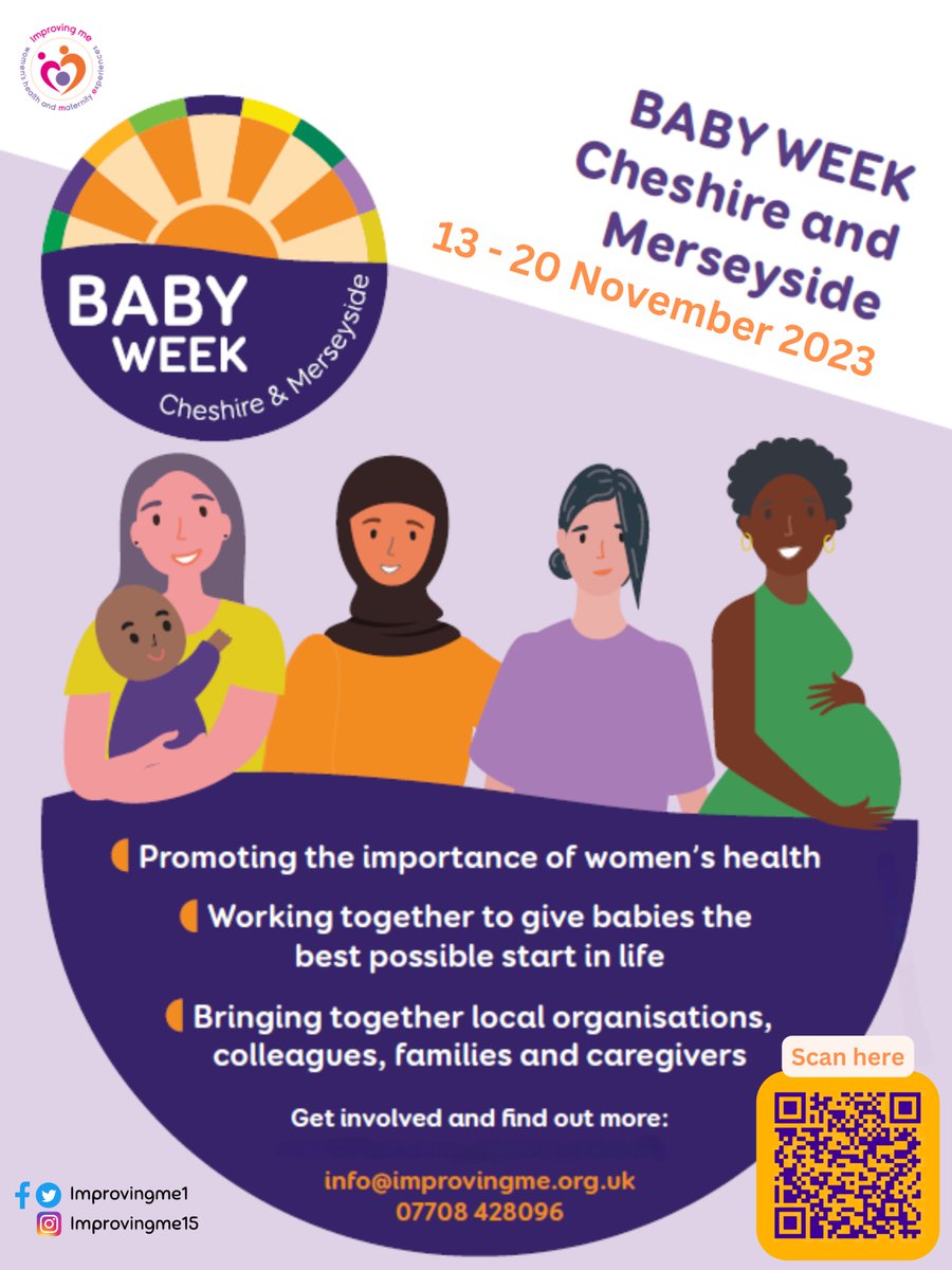 Improving Me (@improvingme1) on Twitter photo Celebrating Baby Week 2023 with <a href="/BabyWeekUK/">Baby Week UK</a> Leeds and Bradford.
13 - 20 November 2023
✨The free programme of webinars, activities and events with community partners is now live!✨
Sign up now 📲improvingme.org.uk/community/baby… Celebrating Baby Week 2023 with <a href="/BabyWeekUK/">Baby Week UK</a> Leeds and Bradford.
13 - 20 November 2023
✨The free programme of webinars, activities and events with community partners is now live!✨
Sign up now 📲improvingme.org.uk/community/baby…
