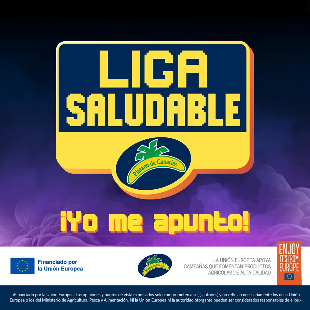 Yo aquí pensando diseñar un proyecto para fomentar entre mi alumnado hábitos de alimentación equilibrada, consumo de frutas... Y va y me encuentro con el proyectazo La Liga Saludable de <a href="/platanosiempre/">Plátano de Canarias 🍌</a>. ¡Vamos! 💪
INFO ⬇️
ligasaludable.platanodecanarias.es/index.html 
#ConsumeFrutasDeCalidadEuropeas