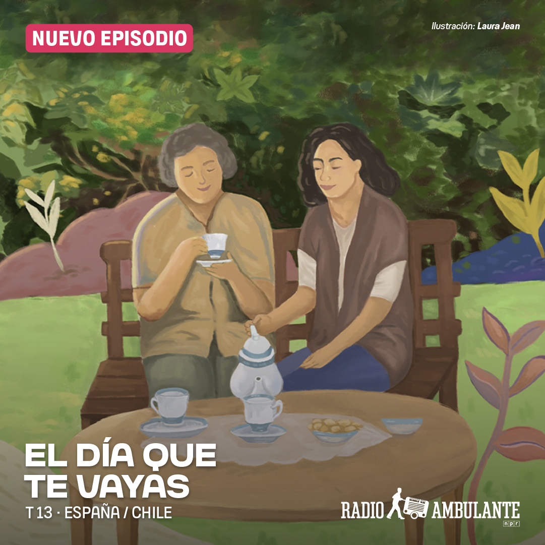 radioambulante's tweet photo. NUEVO EPISODIO 🥹 
Yolanda Lagomarsino tenía 96 años cuando empezó a sufrir ataques de pánico por miedo a morir. Su nieta Marisa Candia Cadavid decidió ayudarla y las dos se embarcaron en un viaje muy revelador sobre la muerte.

Escúchalo aquí:
https://t.co/JxTjLLskfp https://t.co/15fjn35Z8A