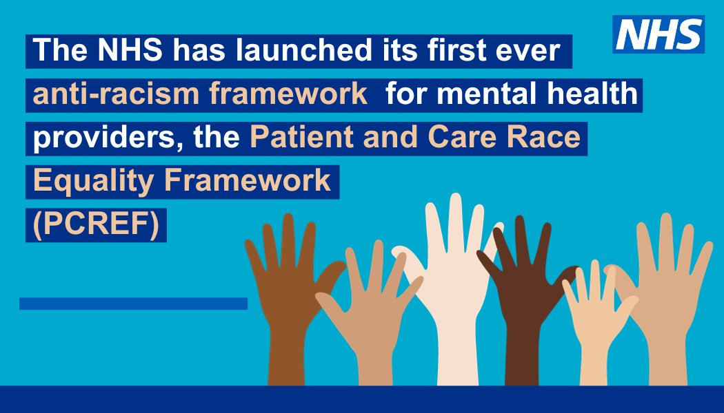 The NHS has launched an anti-racism framework for mental health providers. This will help improve the experiences of care, including mental health care, for racialised communities. This is an important step towards creating a fairer system. Read more: bit.ly/3tZSXil