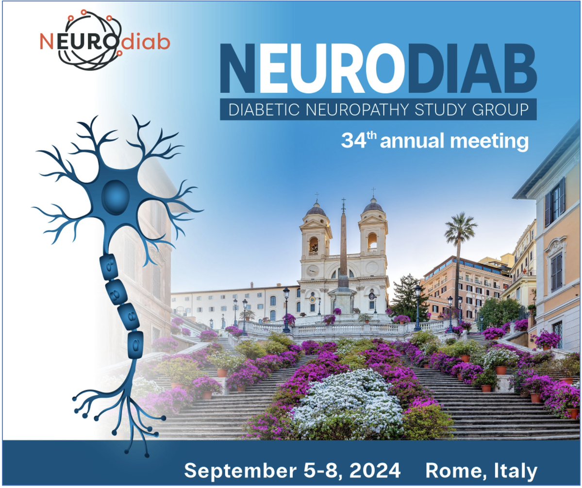 Looking forward to seeing you in the magnificent setting of the eternal city at the 2024 NEUROdiab Annual Meeting in Rome, Italy neurodiabrome2024.it