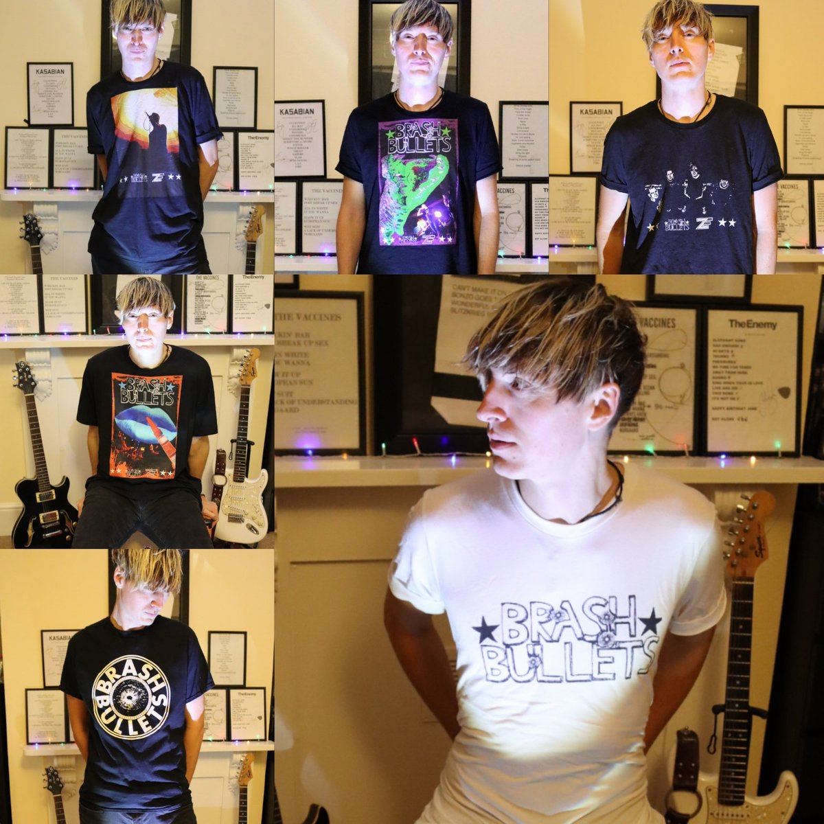 Brash Bullets t shirts available over at the newly formed ZE store: etsy.com/uk/shop/ZooEve…

Numerous colour schemes available so you'll be sure to find something that matches your existing wardrobe favourites!

#newmusicmerch #bandtshirts #artwork #creativedesign #graphictees