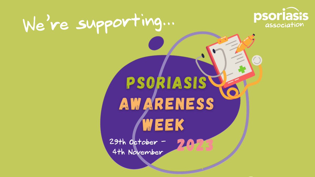 This week is Psoriasis Awareness Week 2023! Psoriatic Arthritis is an inflammatory arthritis associated with psoriasis, find out more at- psoriasis-association.org.uk/about-psoriati… #PAW23 #TreatmentTalk