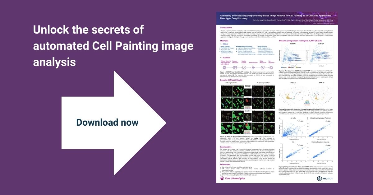 KOLAIDO (@wearekolaido) on Twitter photo 😀 Check our poster presentation in collaboration with <a href="/Core/">Henning von Vogelsang</a>-Life-Analytics to learn about the most helpful parts of analyzing Cell Painting images with AI technology. 👉 shorturl.at/ceqwD #KMLVision #IKOSA #ELRIG #cellpainting #drugdiscovery #morphologicalprofiling 😀 Check our poster presentation in collaboration with <a href="/Core/">Henning von Vogelsang</a>-Life-Analytics to learn about the most helpful parts of analyzing Cell Painting images with AI technology. 👉 shorturl.at/ceqwD #KMLVision #IKOSA #ELRIG #cellpainting #drugdiscovery #morphologicalprofiling