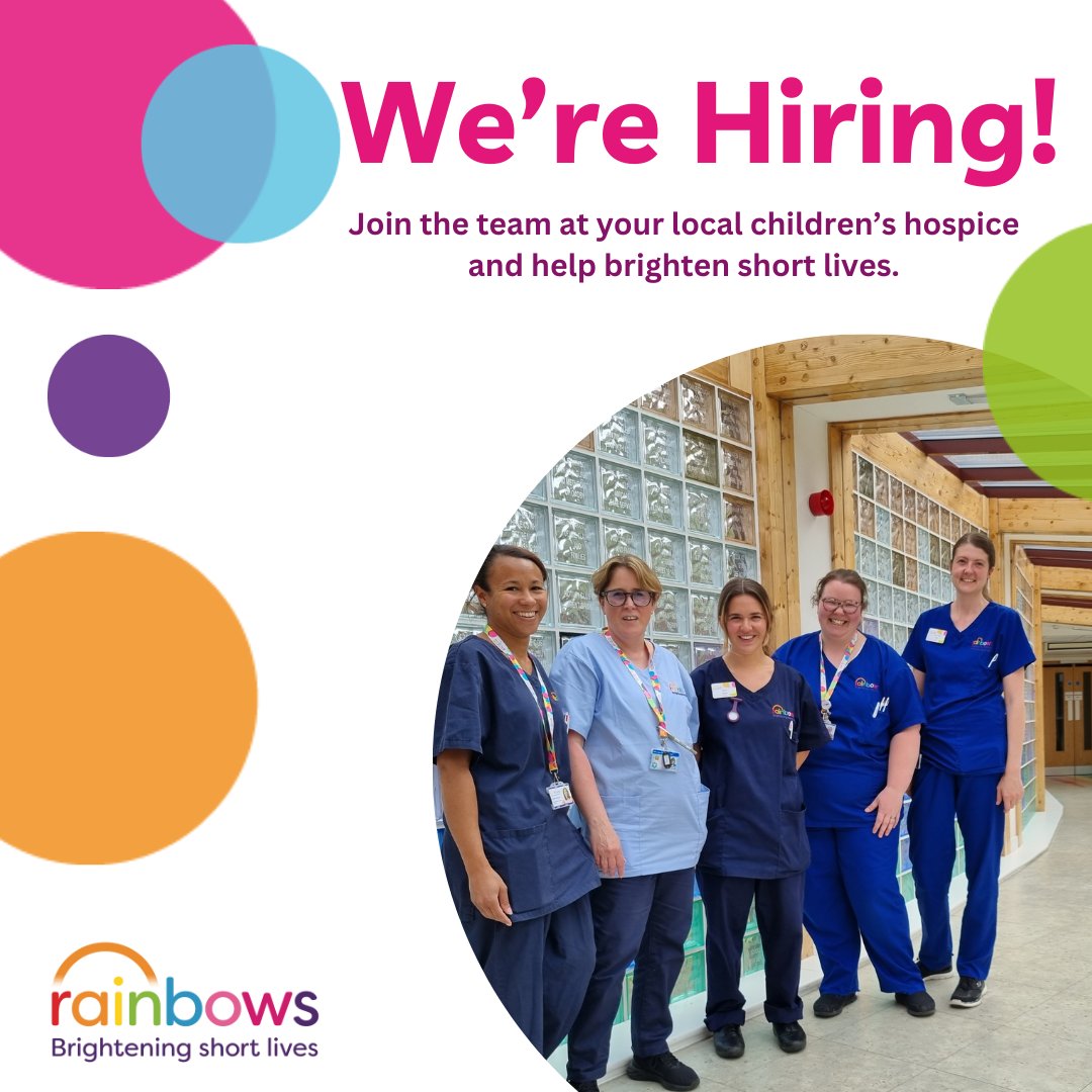 Join the Rainbows family and be part of something truly extraordinary! Explore incredible benefits and help create moments of joy and comfort for children and their families. Apply now for a rewarding opportunity by visiting brnw.ch/21wE0Dx 🌈 #CharityJobs