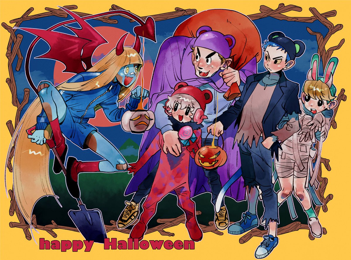 「あつ森擬人化 !HAPPY Halloween!」|北島晶⚡のイラスト