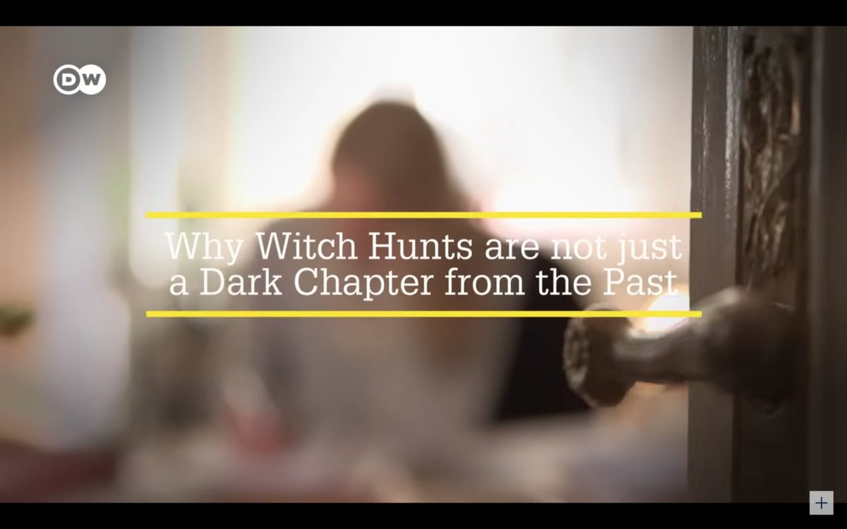 Hunting for #witches: then and now.

Witches are a fixture in pop culture, but being considered a witch can be dangerous even today. Reporter <a href="/khelmst/">Karin Helmstaedt 🇨🇦🇩🇪🇪🇺</a> investigates the history of witch hunts for <a href="/dw_culture/">DW Culture</a> on DW.

dw.com/en/arts-unveil…
(26 minutes, in English)

#Halloween