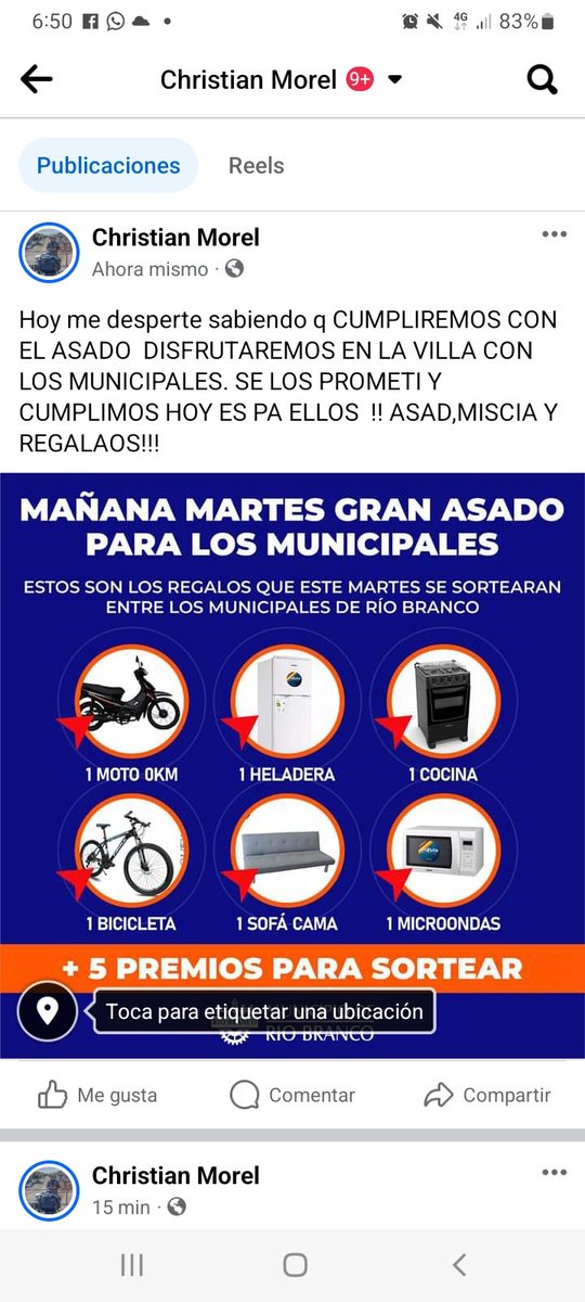Y hoy xomemos un asado con todo los mjnicipales xq ya cumplimos objetivos 2023!! <a href="/AlvaroDelgadoUy/">Alvaro Delgado</a> <a href="/beatrizargimon/">Beatriz Argimón</a> <a href="/LuisLacallePou/">Luis Lacalle Pou</a> <a href="/sergiobotana/">Sergio Botana</a> <a href="/camboue/">Sebastian Da Silva</a> <a href="/JoseLuisBringa/">Jose Luis Bringa</a> <a href="/mariadelima_uy/">Maria de Lima</a> @