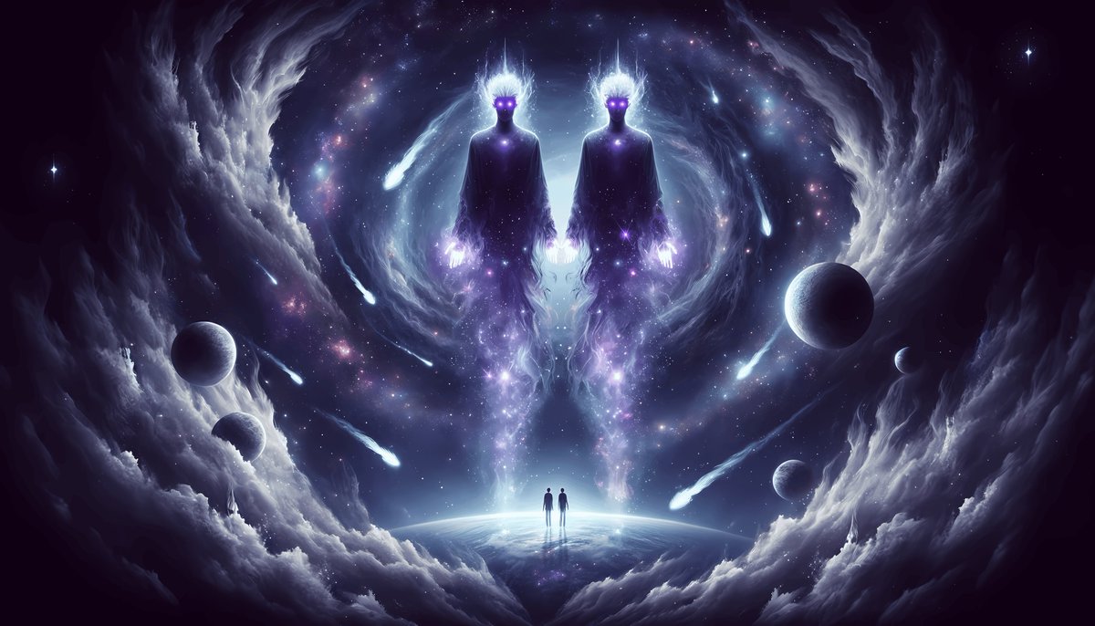 Zodiac Sign Gemini   Dark Fantasy Style
#DarkFantasy #Gemini   #Zwillinge #StellarTwins #Sternenlicht #CosmicConnection #Galaktisch   #SpaceReflection #NebulaDreams #Zwillingssterne #GalaxyDuo #MysticalFigures   #InterstellarBond #HimmlischesPaar #NachtAll