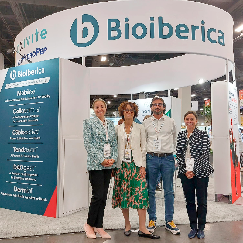 Bioiberica's tweet photo. #SupplySideWest has been a great success 👏
The US is a strategic market for us in branded ingredients and we've had the opportunity to showcase the latest science and research in all our branded ingredients portfolio #Collavant n2, #Mobilee®, and #Dermial®
Get to know more👇