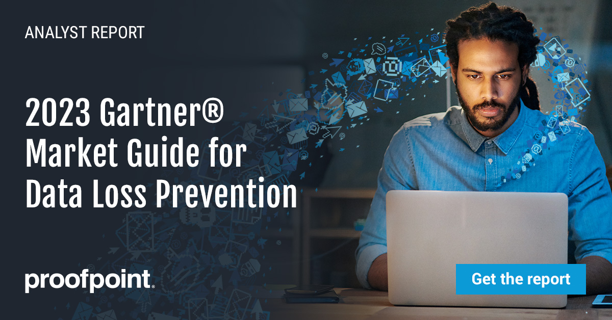 proofpoint's tweet image. Proofpoint has been recognized in the 2023 @Gartner_inc® Market Guide for #DataLossPrevention.

ow.ly/FPl850Q2ni0

Download the report for guidance on market analysis, direction and #datasecurity strategies.