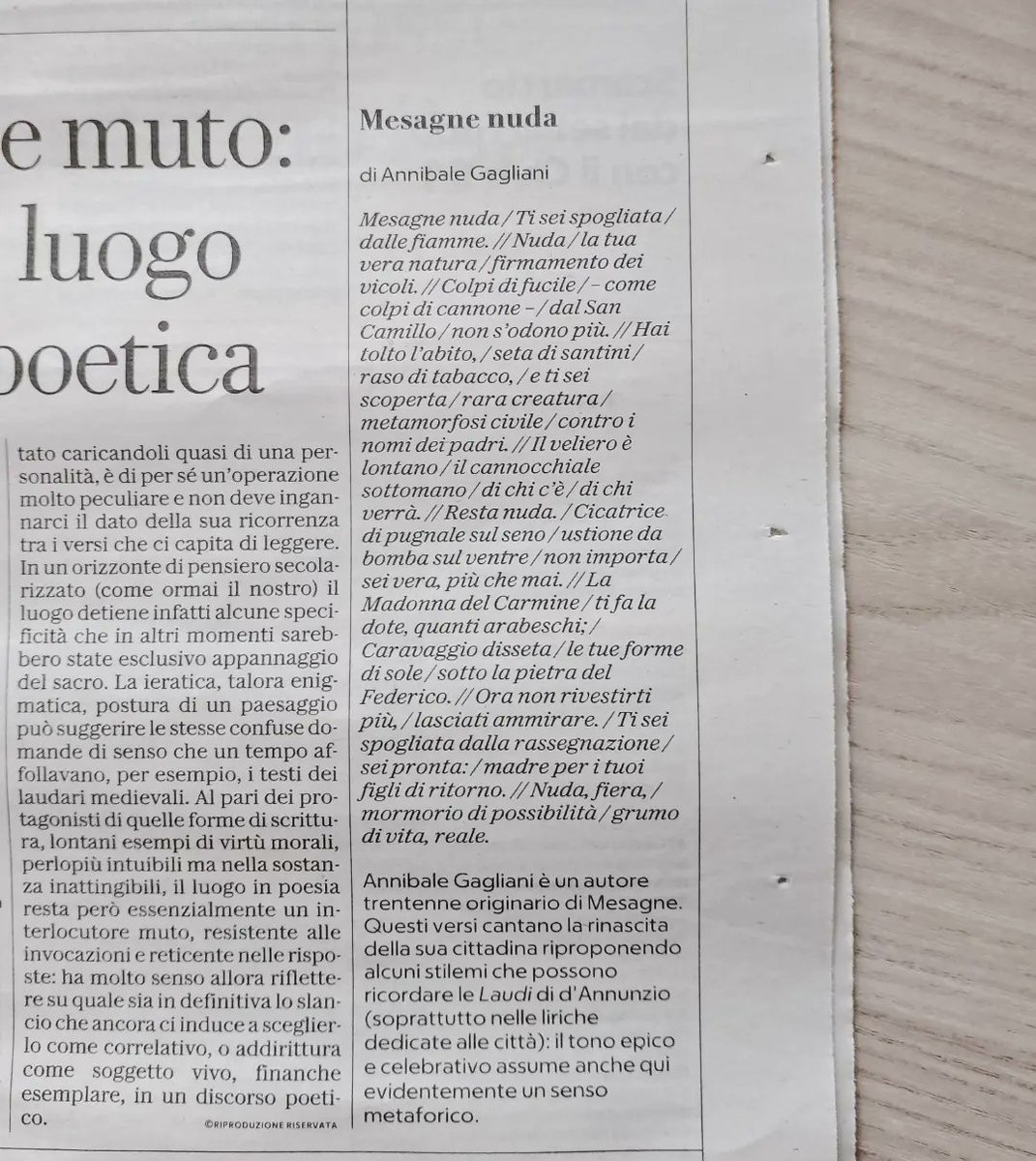 Gagliani92's tweet photo. Mesagne è il luogo che mi ha dato i natali. Da capitale della quarta mafia a motore dello sviluppo economico e culturale della provincia di Brindisi. Oggi su @LaRepubblica_it  i versi che ho scritto per omaggiarla.
#mesagne #brindisi #salento #puglia #italia https://t.co/psjVC3a25E