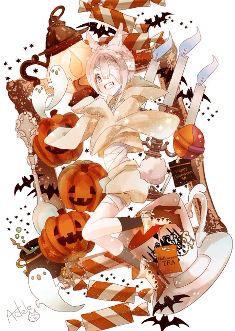 Happy Halloween!!! 楽しいハロウィンになりますように! #ハロウィンイラスト2023 #HappyHalloween #OC