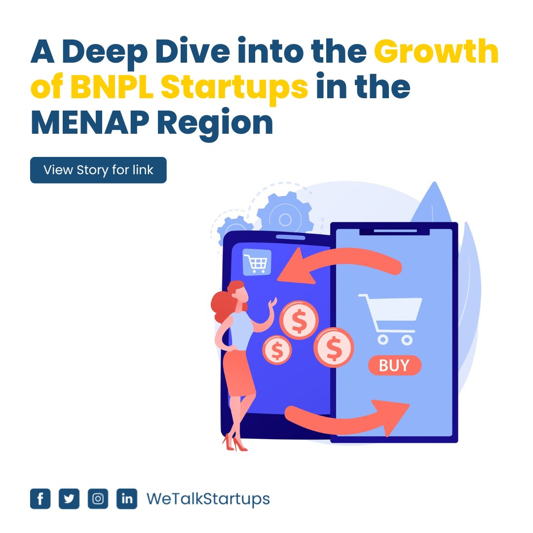 In MENAP, where cash transactions have been the norm, BNPL is introducing a new era of financial freedom. Explore the transformative journey of BNPL in our editorial: wetalkstartups.com/2023/10/a-deep…

#BNPL #BuyNowPayLater #MENAP #EcommerceMENAP #RetailInnovation #FintechInnovation