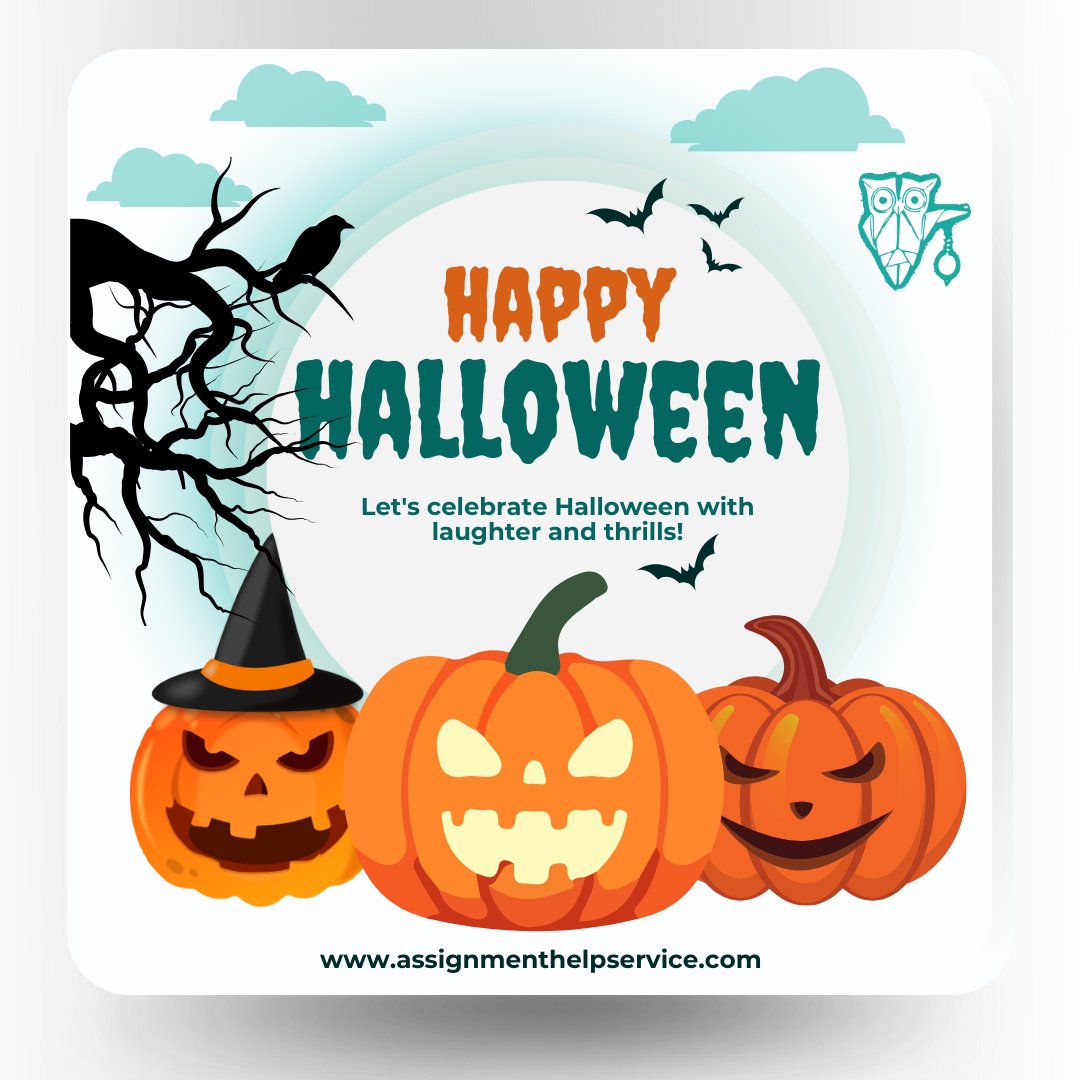 assignmentglobe's tweet image. May this day be full of joy, laughter, and fun scary moments. May your Halloween be as sweet as candy and as mysterious as the night.
#assignmenthelpservice #happyhalloween2023 #halloween #scary #HalloweenMakeup #HalloweenCostumes #HappyHalloween #SpookySeason